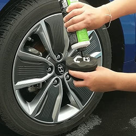 IPELY applicator being used on tire sidewall for uniform finish