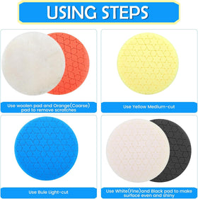 IPELY foam finishing pad surface for glossy final results