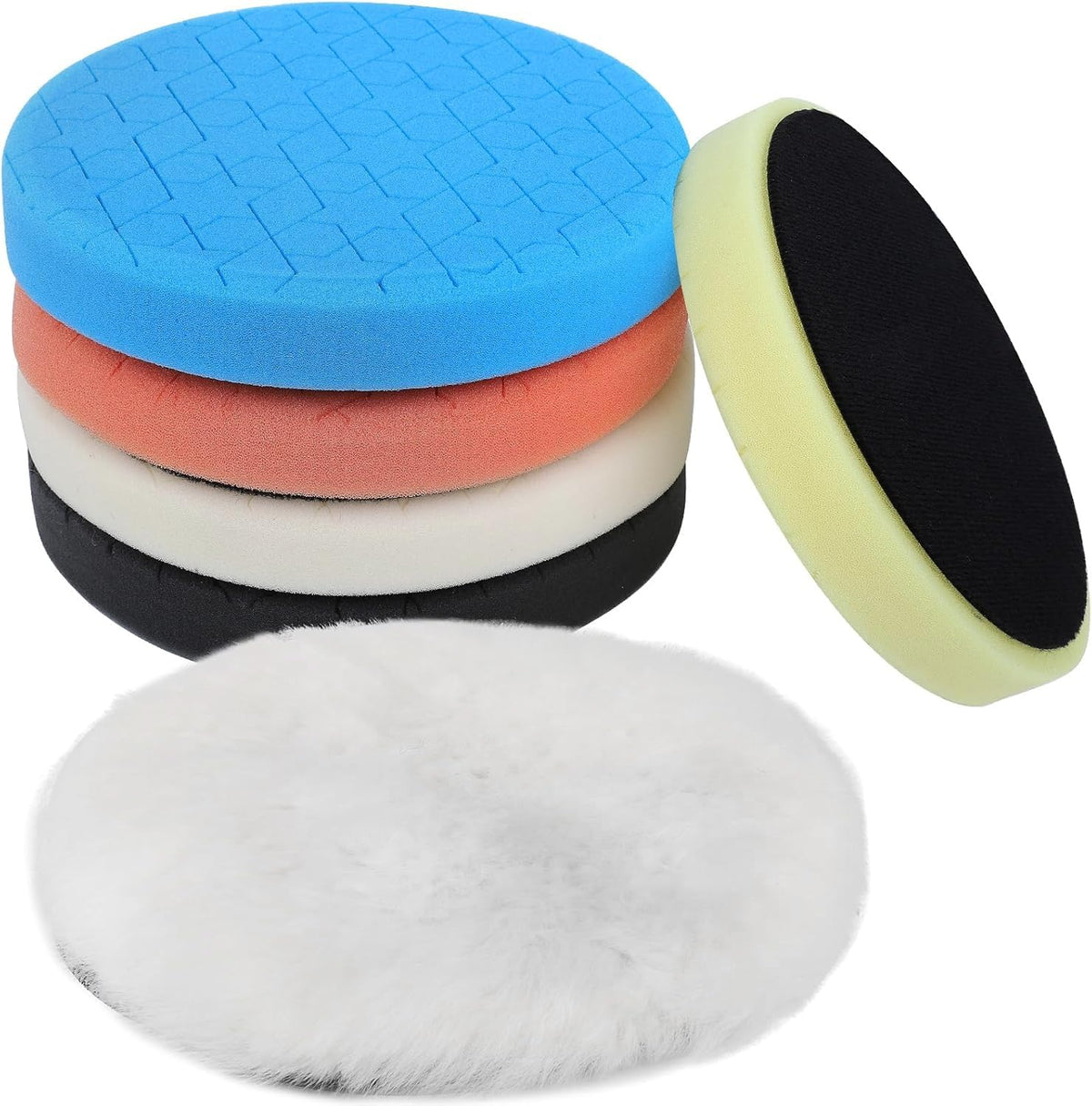 IPELY front packaging showing 6 buffing pads and kit benefits