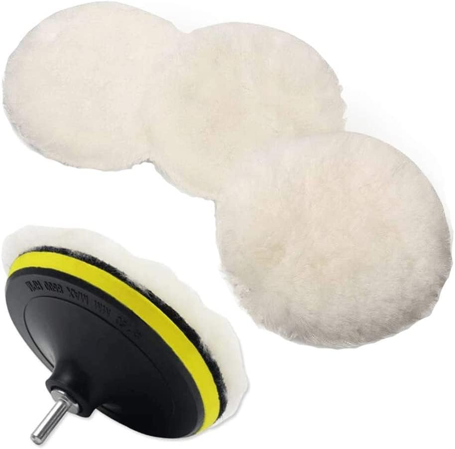 IPELY front packaging showing 7-inch wool pads and included accessories for convenience