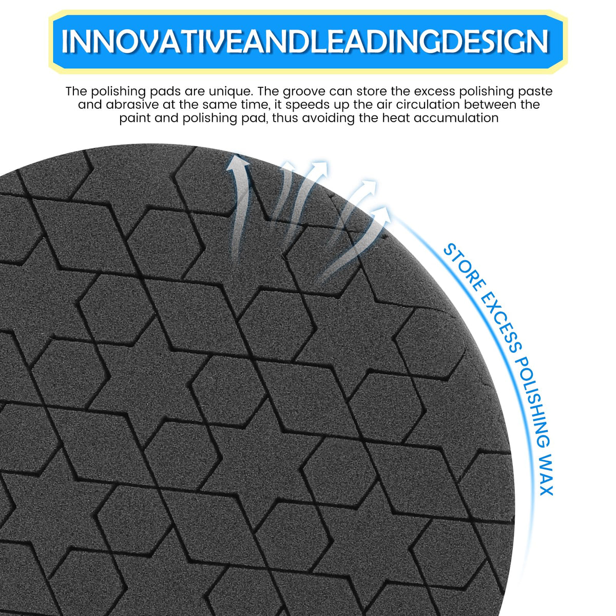 IPELY pad polishing car hood demonstrating efficient coverage
