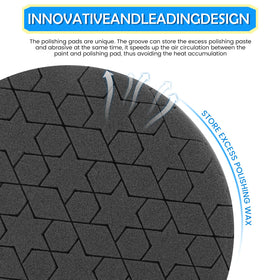 IPELY pad polishing car hood demonstrating efficient coverage