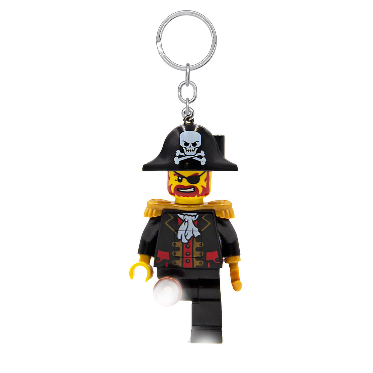 IQ LEGO Captain Brickbeard front packaging showing collectible and benefit