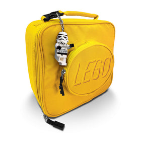 IQ LEGO Stormtrooper battery compartment view showing replaceable batteries