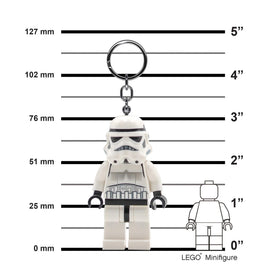 IQ LEGO Stormtrooper LED feet close-up highlighting focused light output