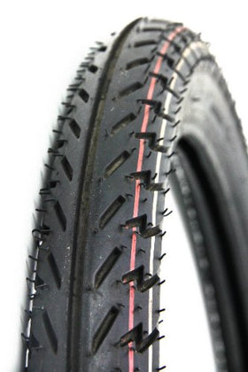 IRC NR53 tread close-up displaying pattern for steady urban grip