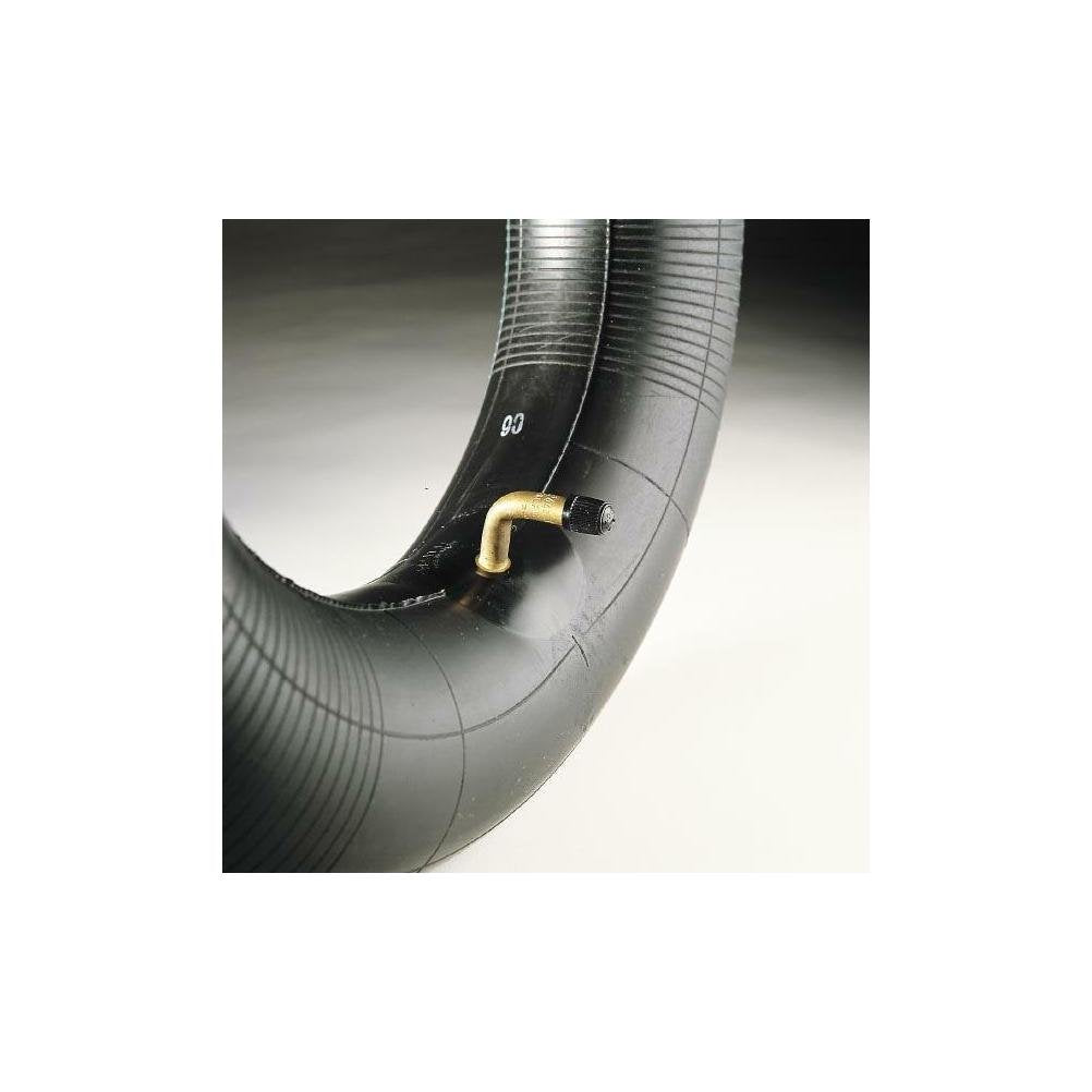 IRC tube front view with valve, shows durable Japanese quality