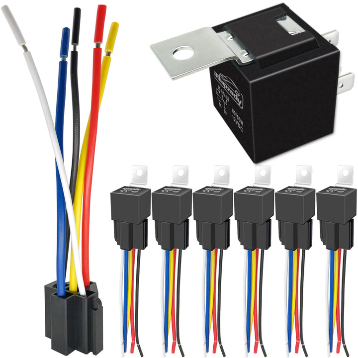 iRhapsody relay front view showing rating and terminals, ensures correct selection