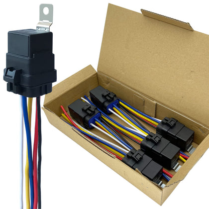 iRhapsody relay front view showing pins and label for easy identification and reliability