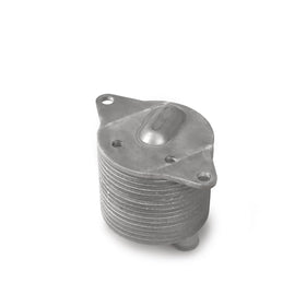 IRIEQU oil cooler beside ruler showing scale for fit confirmation benefit