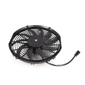 IRIEQU condenser fan installed on a Tripac Evolution unit illustrating correct fit