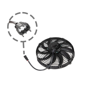 IRIEQU fan next to ruler for scale to confirm dimensions and compatibility