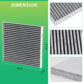 iRKY filter installed in cabin housing for easy replacement