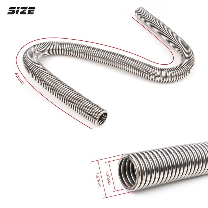 iRKY hose installed on a radiator showing improved fit and tidy routing
