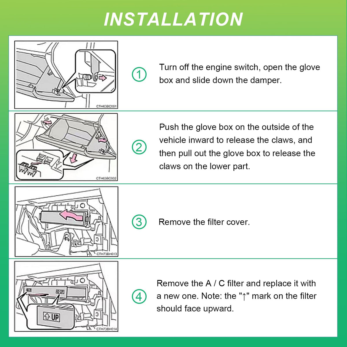 iRKY filter pictured in truck interior improving cabin air