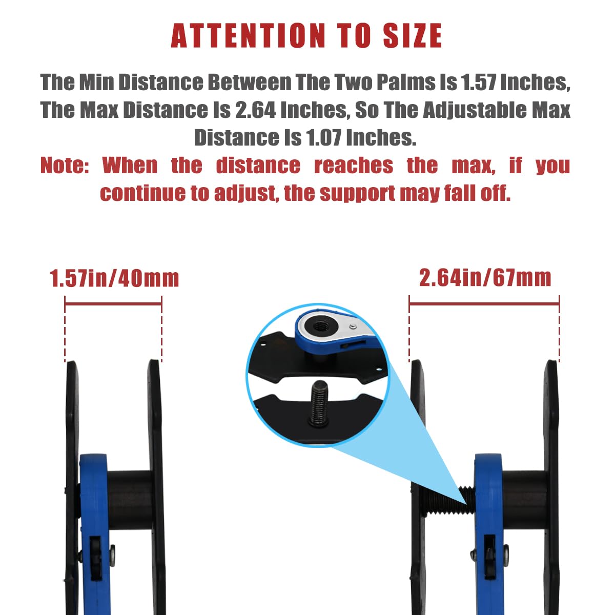 IRmm ergonomic handle close-up for comfortable non-slip grip