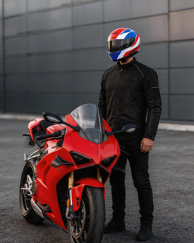 IRON JIA'S removable EVA back protector for added spine safety