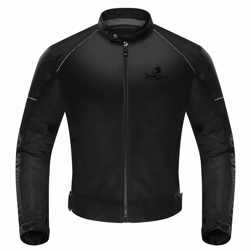 IRON JIA'S front view showing slim fit and protective design benefit visibility