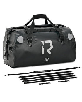 IRON JIA'S mesh pocket and air valve detail for quick access and capacity control