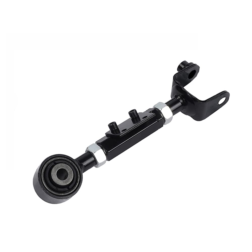 IRONTREE control arm next to tape measure for scale and correct OE-equivalent sizing