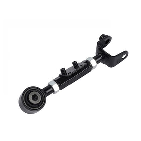 IRONTREE control arm next to tape measure for scale and correct OE-equivalent sizing