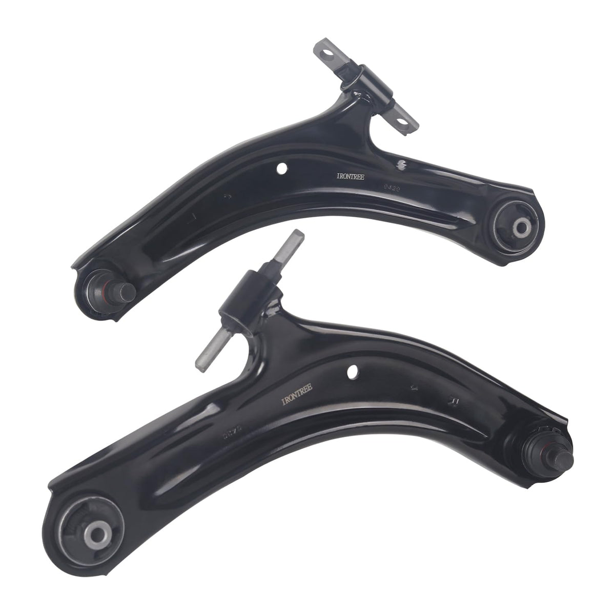 IRONTREE packaged front left control arm showing ready-to-install condition and value