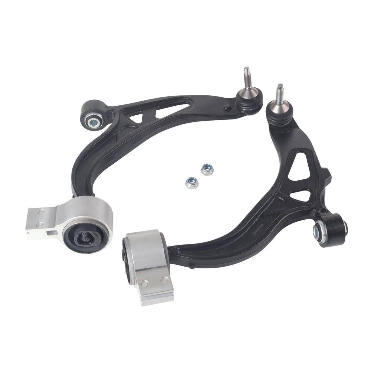 IRONTREE front lower control arms packaging showing both arms and benefits