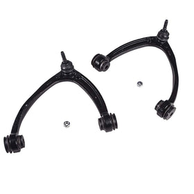 IRONTREE boxed front upper control arms kit showing contents and benefit of complete replacement