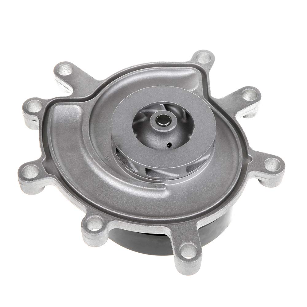 IRONTREE water pump installed on engine block demonstrating direct OE-style fit benefit
