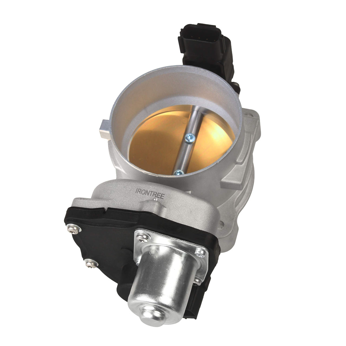 IRONTREE throttle body installed on engine demonstrating easy vehicle fitment
