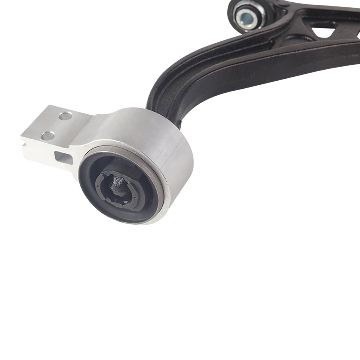 IRONTREE control arm installed on vehicle front suspension showing restored handling