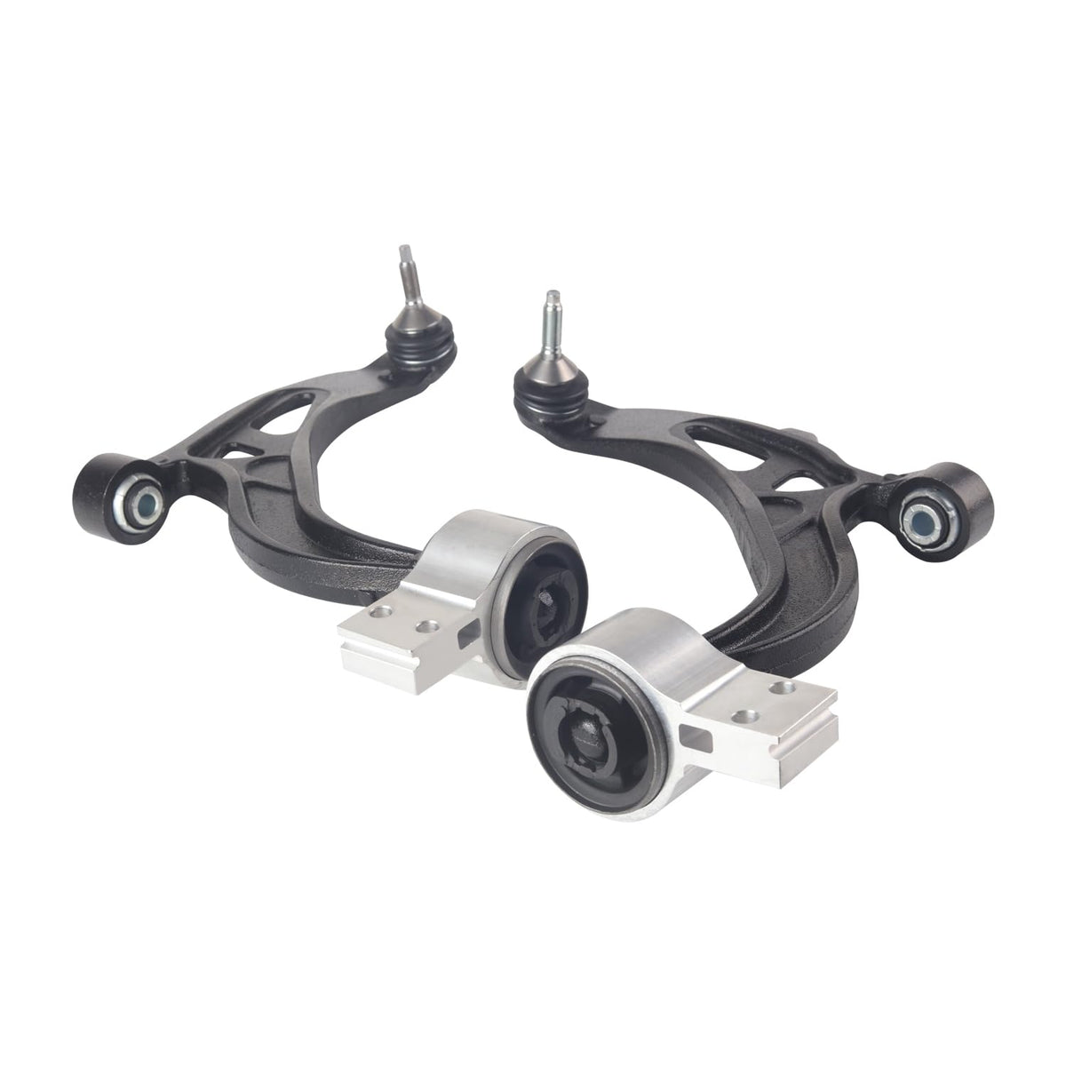 IRONTREE right control arm ball joint detail showing pre-greased pivot benefit