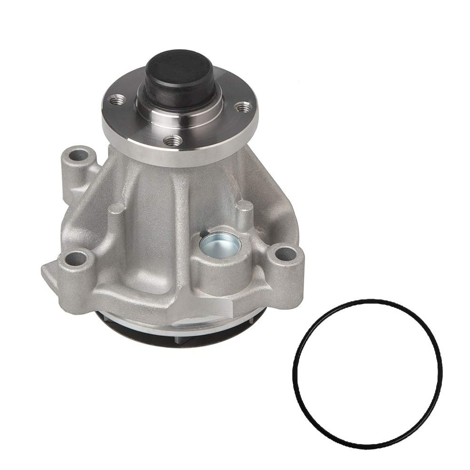 IRONTREE water pump front view showing machined housing and mounting points for confident fit