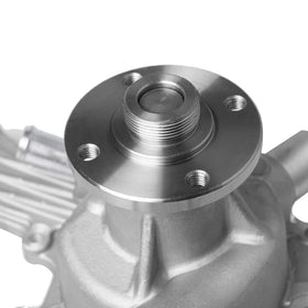 IRONTREE water pump installed in engine bay demonstrating direct-fit convenience