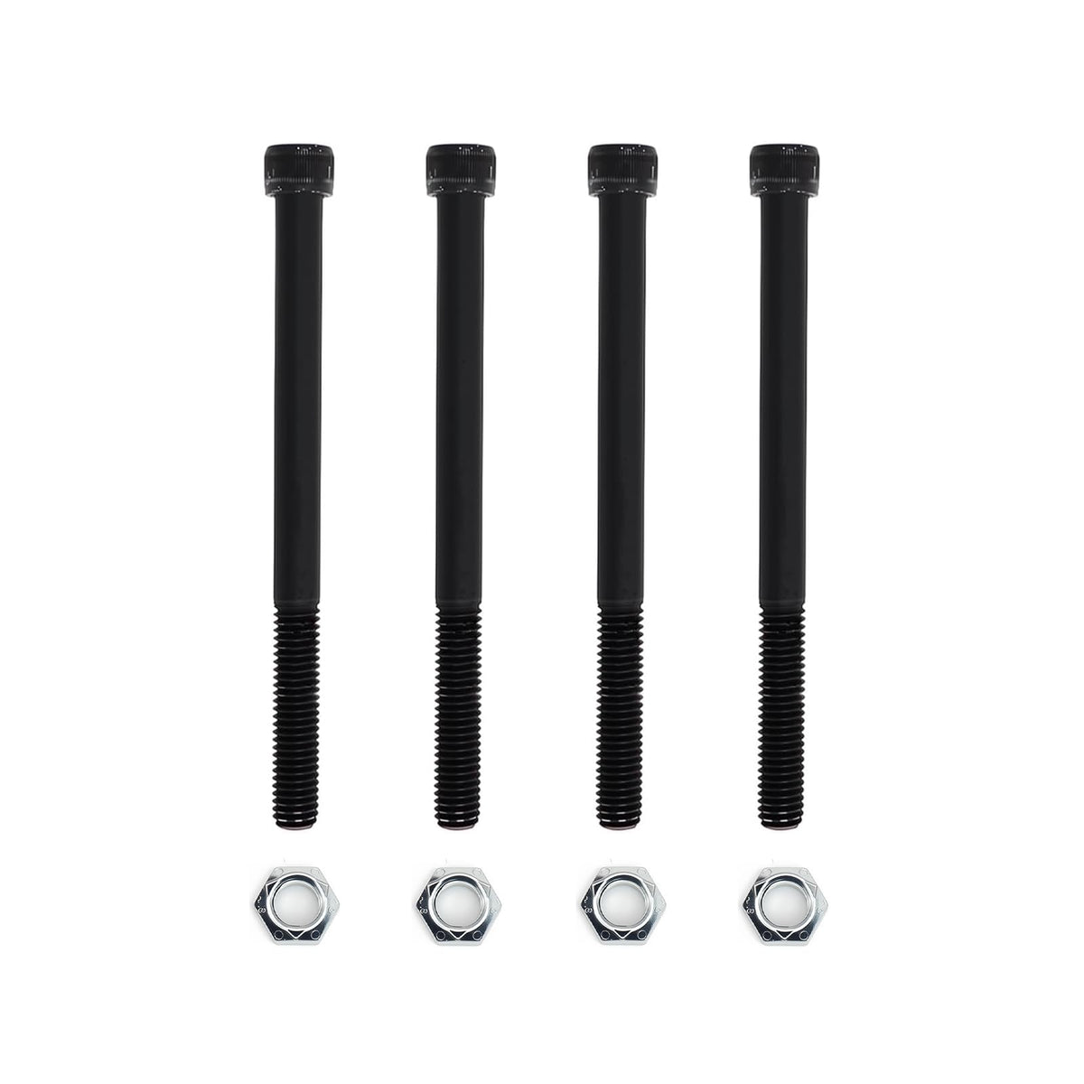 Isayokgo front view of bolts and lock nuts showing a complete ready-to-install kit and convenience