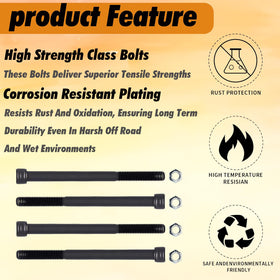 Isayokgo assembled bolt with lock nut demonstrating secure fastening and vibration resistance