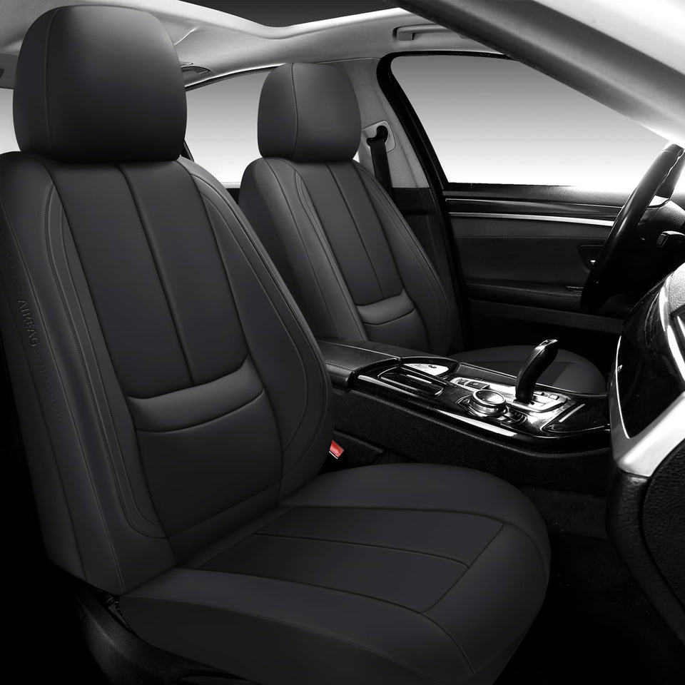 Isen-CoverAuto front seat full coverage showing neat fit and protection