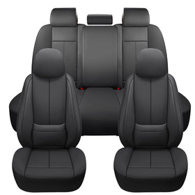 Isen-CoverAuto in‑car lifestyle with family demonstrating easy cleanup benefit
