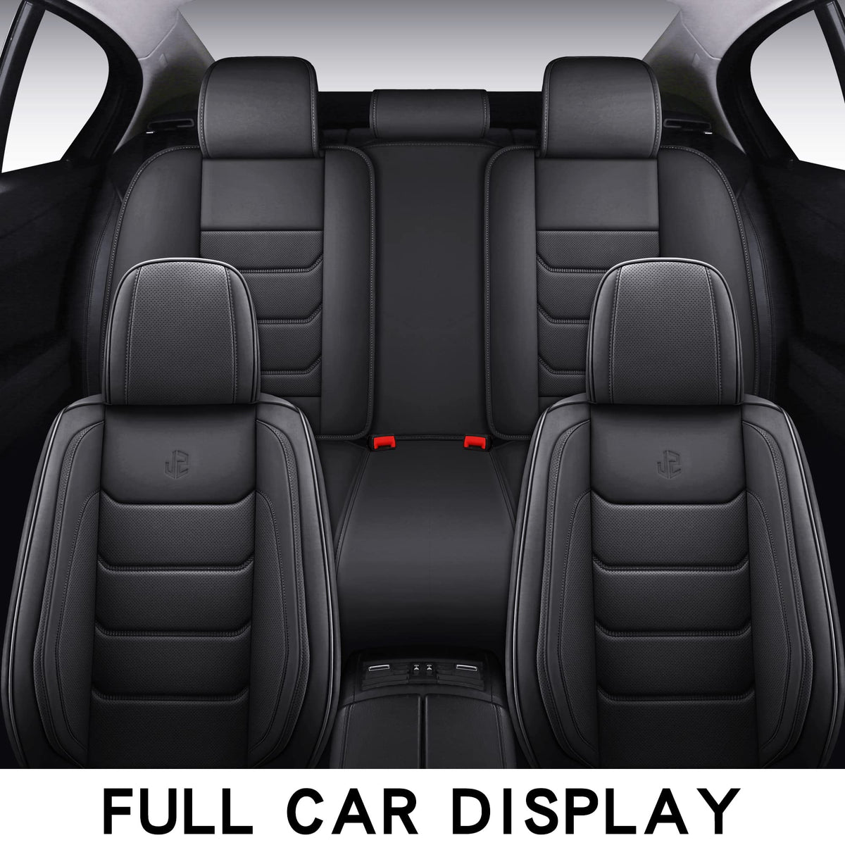 Isen-CoverAuto lifestyle shot shows sleek black interior upgrade