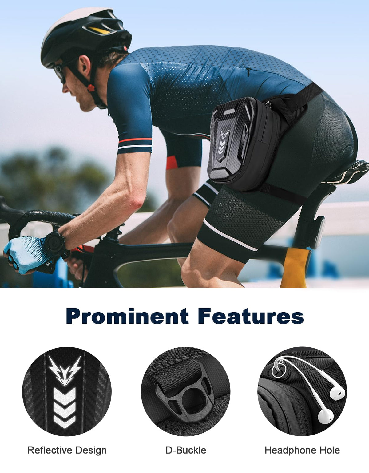 ISEYOU adjustable waist and leg strap hardware showing comfortable fit options