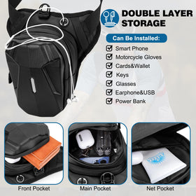 ISEYOU adjustable leg strap detail showing secure fit and customizable comfort