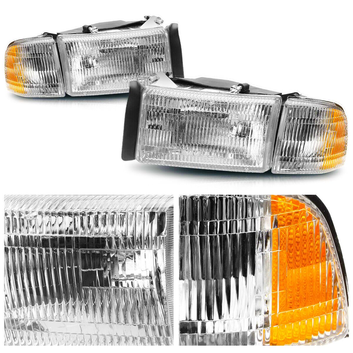 ISHARINGAUTOPARTS corner light detail with bulb installed, secure fit and weather protection