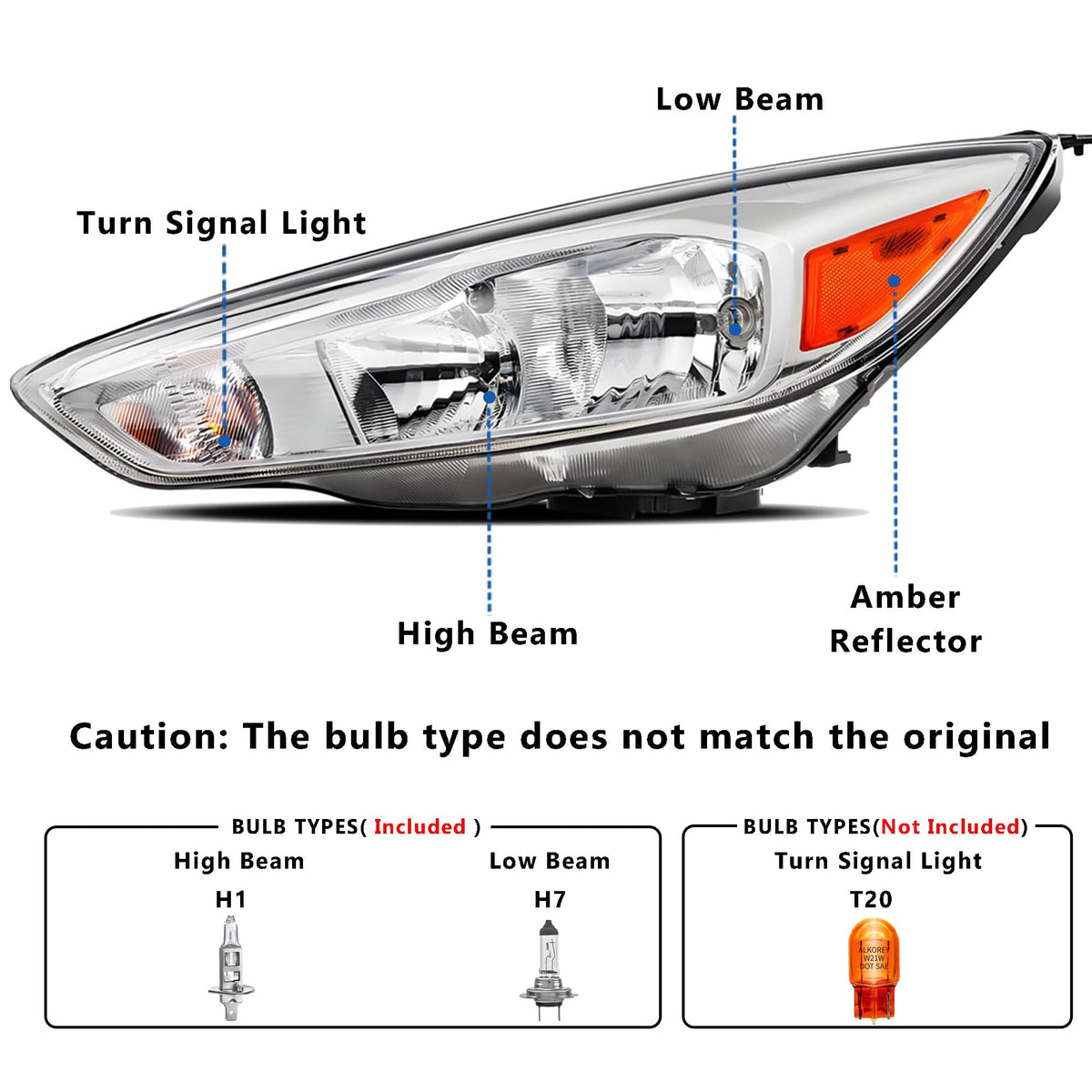 ISHARINGAUTOPARTS driver-side close-up showing exact OE-style alignment benefit