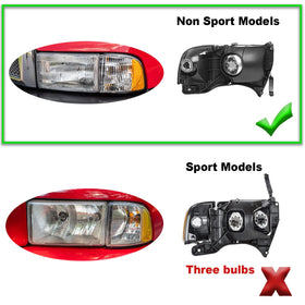 ISHARINGAUTOPARTS headlights installed on Dodge Ram, restores factory look and light output