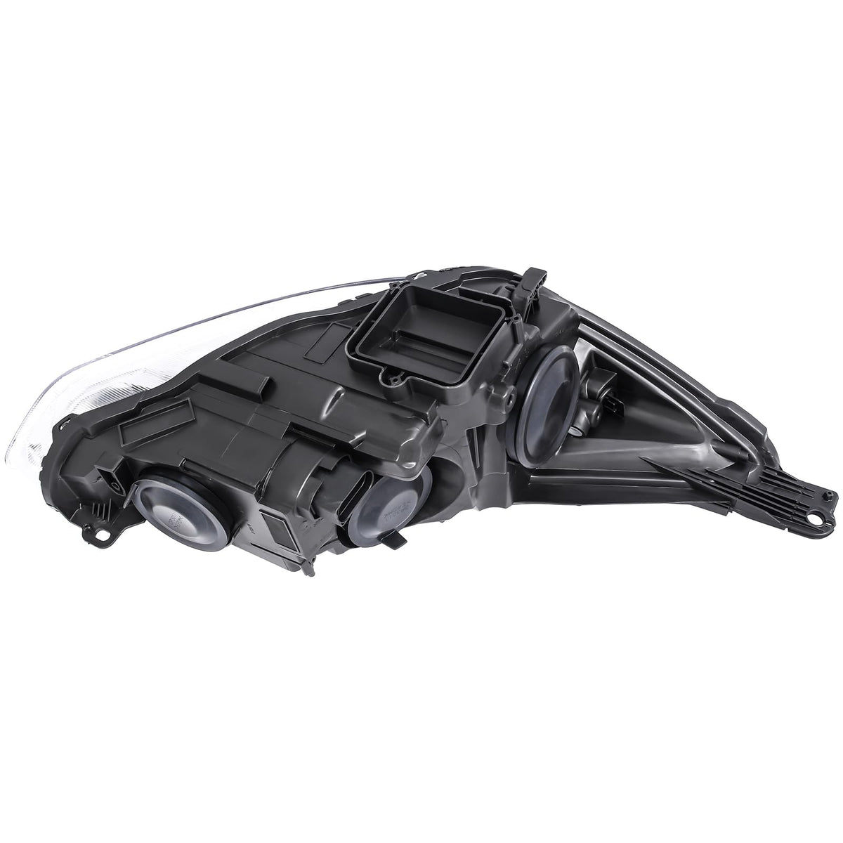 ISHARINGAUTOPARTS headlight splashed with water showing weather-resistant benefit