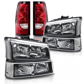 ISHARINGAUTOPARTS front headlight assembly showing mount points and improved visibility