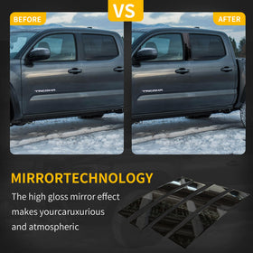 isingoione installed pillar on truck door shows improved look and edge protection benefit