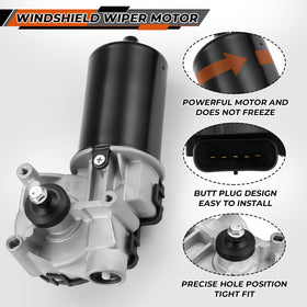 ISINLASSO motor installed under cowl in vehicle illustrating correct fit and restored wiping