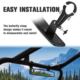 ISSYAUTO rear membrane backing showing shatter resistance and safety