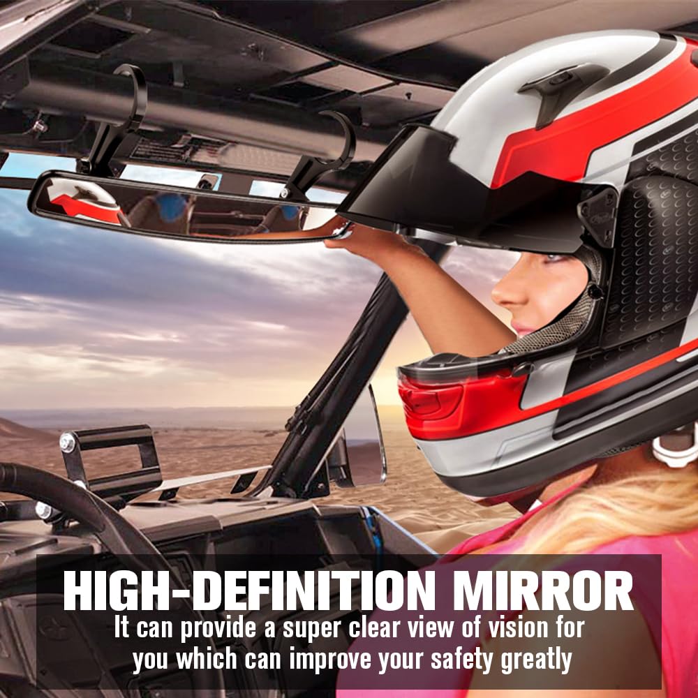 ISSYAUTO close-up of real glass lens for clear nondistorted vision